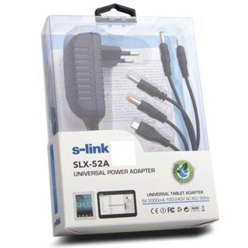 S-link SLX-52A 5V 2A 5 Uçlu Universal Modem Tablet modem Adaptörü